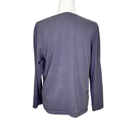 Life Is Good Gray Long Sleeve T-Shirt -Stained - Picture 5 of 7